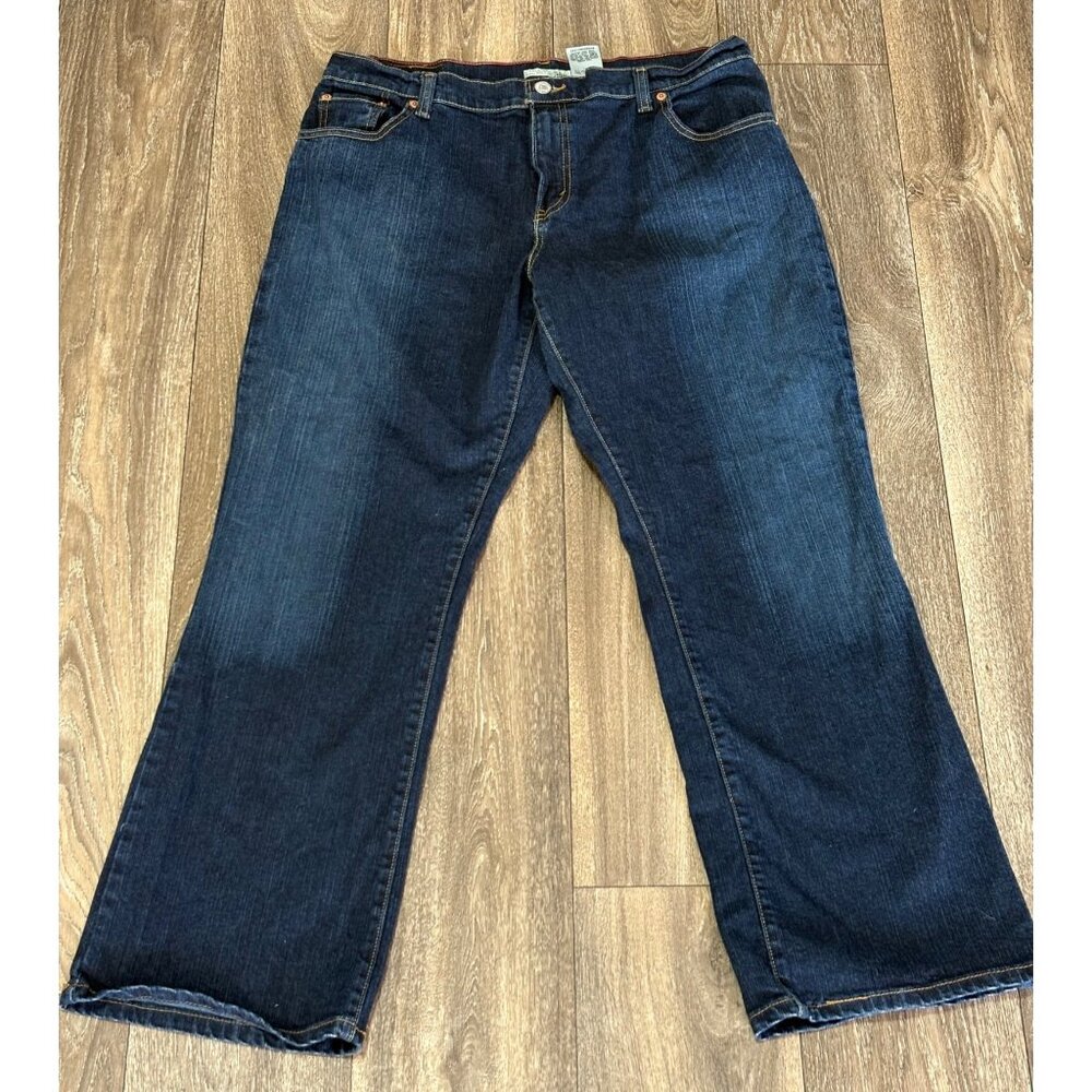 LEVI'S 550 RELAXED BOOT CUT WOMENS JEANS SIZE 14 SHORT 28.5IN WESTERN BOHO STRET